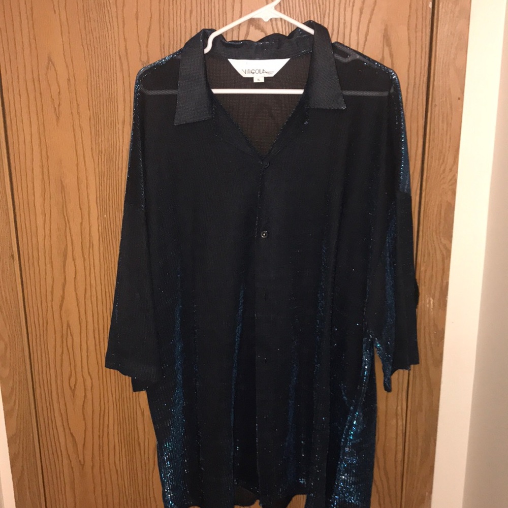 virgola italia color shift button down